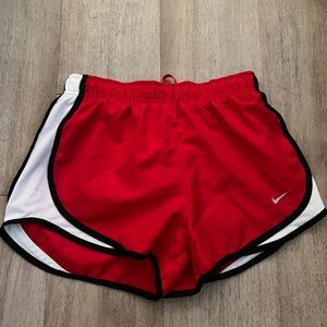 Nike Red And Black Shorts